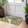 Piper Looms Chantille Abstract ACN1061 Olive Machine Washable Area Rug Scatter Lifestyle Image Feature
