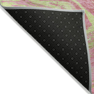 Piper Looms Chantille Abstract ACN1061 Pink Machine Washable Area Rug Backing Image