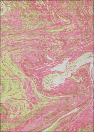 Piper Looms Chantille Abstract ACN1061 Pink Machine Washable Area Rug main image