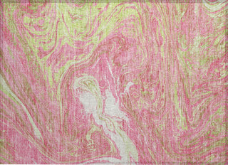 Piper Looms Chantille Abstract ACN1061 Pink Machine Washable Area Rug Scatter Main Image