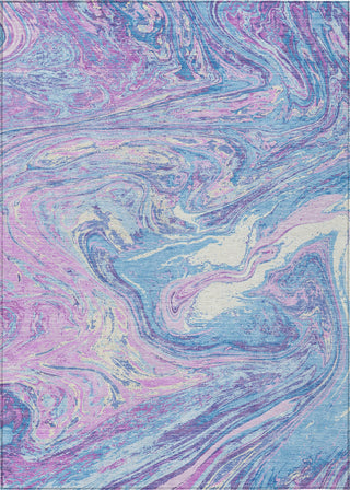 Piper Looms Chantille Abstract ACN1061 Sky Machine Washable Area Rug main image