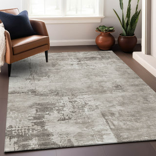 Piper Looms Chantille Abstract ACN1062 Beige Machine Washable Area Rug Lifestyle Image Feature