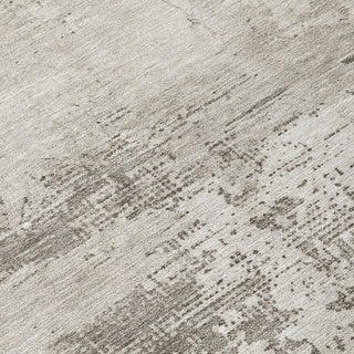 Piper Looms Chantille Abstract ACN1062 Beige Machine Washable Area Rug Swatch Image