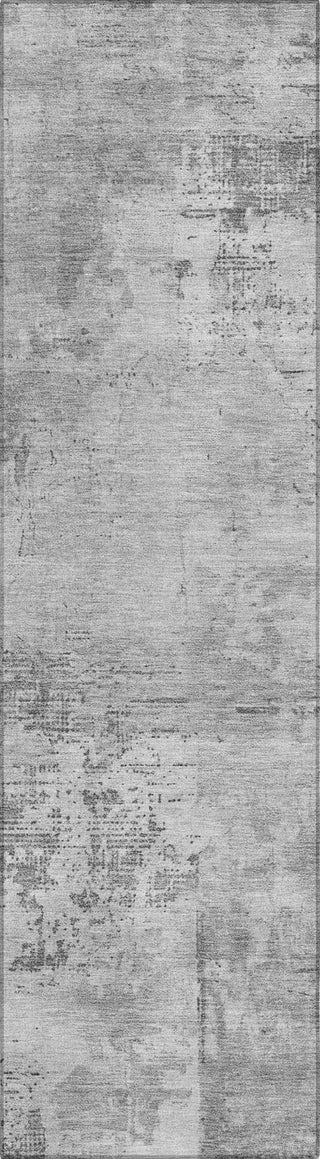 Piper Looms Chantille Abstract ACN1062 Gray Machine Washable Area Rug Runner Main Image