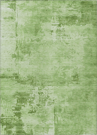 Piper Looms Chantille Abstract ACN1062 Green Machine Washable Area Rug main image