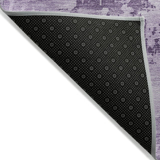 Piper Looms Chantille Abstract ACN1062 Lavender Machine Washable Area Rug Backing Image