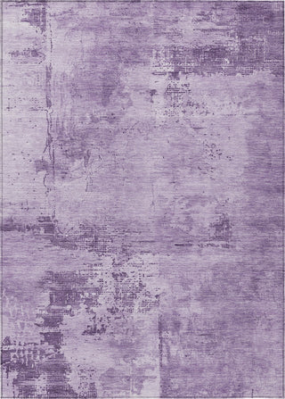 Piper Looms Chantille Abstract ACN1062 Lavender Machine Washable Area Rug main image