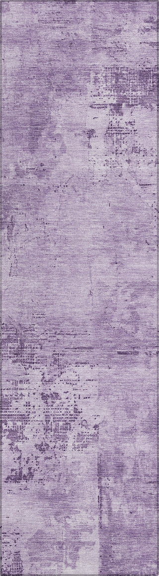 Piper Looms Chantille Abstract ACN1062 Lavender Machine Washable Area Rug Runner Main Image