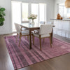 Piper Looms Chantille Stripes ACN1063 Blush Machine Washable Area Rug Lifestyle Image Feature