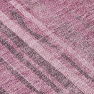 Piper Looms Chantille Stripes ACN1063 Blush Machine Washable Area Rug Swatch Image