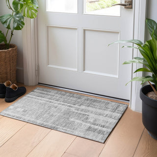 Piper Looms Chantille Stripes ACN1063 Gray Machine Washable Area Rug Scatter Lifestyle Image Feature