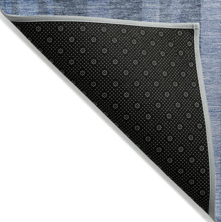 Piper Looms Chantille Stripes ACN1063 Navy Machine Washable Area Rug Backing Image