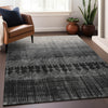 Piper Looms Chantille Ombre ACN1064 Black Machine Washable Area Rug Lifestyle Image Feature