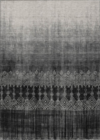 Piper Looms Chantille Ombre ACN1064 Black Machine Washable Area Rug main image