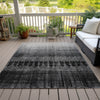 Piper Looms Chantille Ombre ACN1064 Black Machine Washable Area Rug Outdoor Lifestyle Image Feature