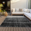 Piper Looms Chantille Ombre ACN1064 Black Machine Washable Area Rug Outdoor Lifestyle Image Feature