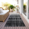 Piper Looms Chantille Ombre ACN1064 Black Machine Washable Area Rug Runner Outdoor Lifestyle Image Feature