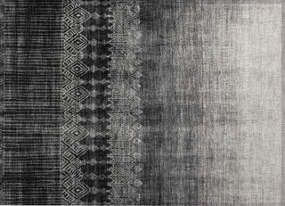 Piper Looms Chantille Ombre ACN1064 Black Machine Washable Area Rug Scatter Main Image