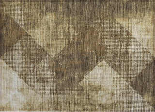 Piper Looms Chantille Diamond ACN1065 Brown Machine Washable Area Rug Scatter Main Image