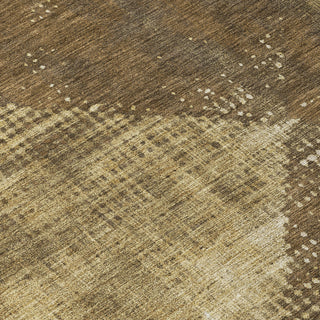 Piper Looms Chantille Diamond ACN1065 Brown Machine Washable Area Rug Swatch Image