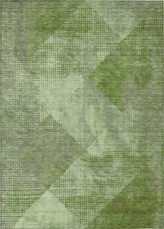 Piper Looms Chantille Diamond ACN1065 Green Machine Washable Area Rug main image