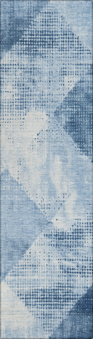 Piper Looms Chantille Diamond ACN1065 Sky Machine Washable Area Rug Runner Main Image