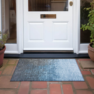 Piper Looms Chantille Ombre ACN1066 Blue Machine Washable Area Rug Scatter Outdoor Lifestyle Image Feature