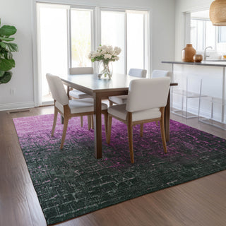 Piper Looms Chantille Ombre ACN1066 Blush Machine Washable Area Rug Lifestyle Image Feature