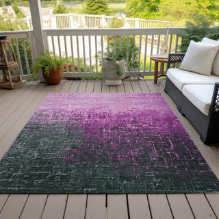 Piper Looms Chantille Ombre ACN1066 Blush Machine Washable Area Rug Outdoor Lifestyle Image Feature