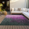 Piper Looms Chantille Ombre ACN1066 Blush Machine Washable Area Rug Outdoor Lifestyle Image Feature