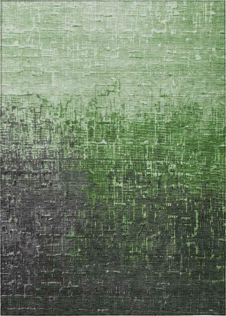 Piper Looms Chantille Ombre ACN1066 Green Machine Washable Area Rug main image