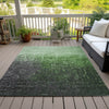 Piper Looms Chantille Ombre ACN1066 Green Machine Washable Area Rug Outdoor Lifestyle Image Feature