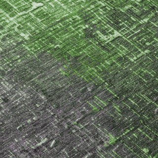 Piper Looms Chantille Ombre ACN1066 Green Machine Washable Area Rug Swatch Image