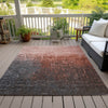 Piper Looms Chantille Ombre ACN1066 Paprika Machine Washable Area Rug Outdoor Lifestyle Image Feature