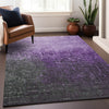 Piper Looms Chantille Ombre ACN1066 Purple Machine Washable Area Rug Lifestyle Image Feature