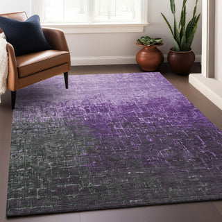 Piper Looms Chantille Ombre ACN1066 Purple Machine Washable Area Rug Lifestyle Image Feature