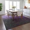 Piper Looms Chantille Ombre ACN1066 Purple Machine Washable Area Rug Lifestyle Image Feature