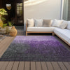 Piper Looms Chantille Ombre ACN1066 Purple Machine Washable Area Rug Outdoor Lifestyle Image Feature