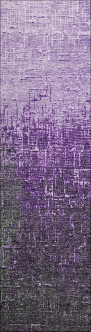 Piper Looms Chantille Ombre ACN1066 Purple Machine Washable Area Rug Runner Main Image