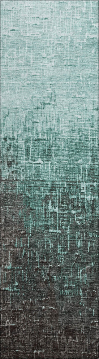 Piper Looms Chantille Ombre ACN1066 Teal Machine Washable Area Rug Runner Main Image