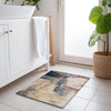 Piper Looms Chantille Modern ACN1068 Gold Machine Washable Area Rug Scatter Lifestyle Image Feature