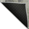 Piper Looms Chantille Modern ACN1068 Gray Machine Washable Area Rug Backing Image