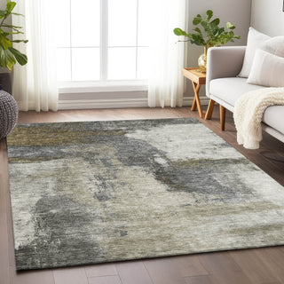 Piper Looms Chantille Modern ACN1068 Gray Machine Washable Area Rug Lifestyle Image Feature