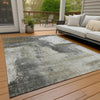 Piper Looms Chantille Modern ACN1068 Gray Machine Washable Area Rug Outdoor Lifestyle Image Feature