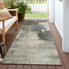 Piper Looms Chantille Modern ACN1068 Gray Machine Washable Area Rug Runner Outdoor Lifestyle Image Feature