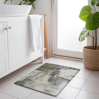 Piper Looms Chantille Modern ACN1068 Gray Machine Washable Area Rug Scatter Lifestyle Image Feature