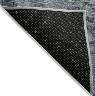 Piper Looms Chantille Modern ACN1069 Blue Machine Washable Area Rug Backing Image