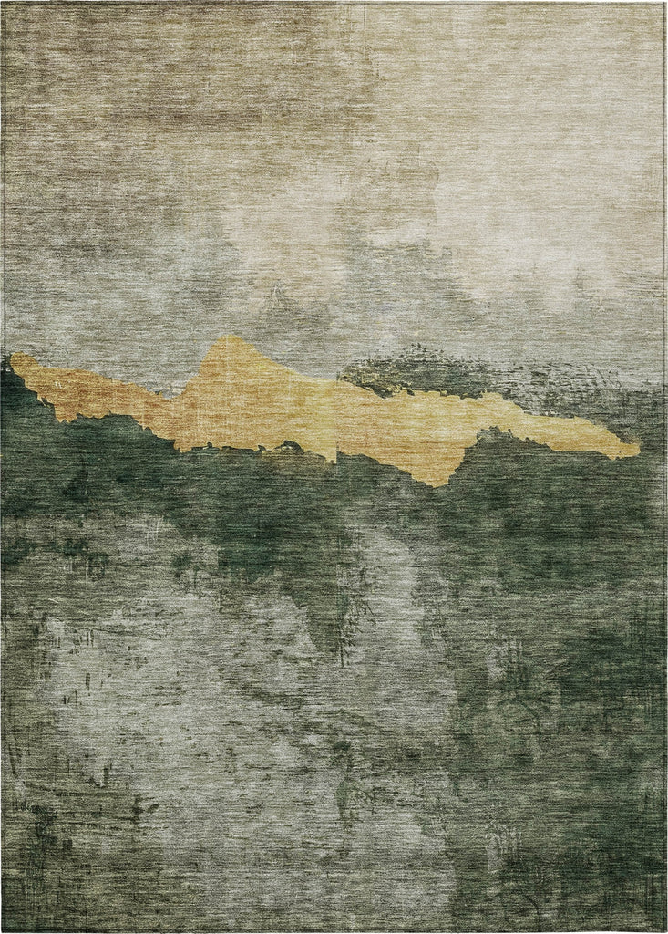 Piper Looms Chantille Modern ACN1069 Fern Machine Washable Area Rug main image