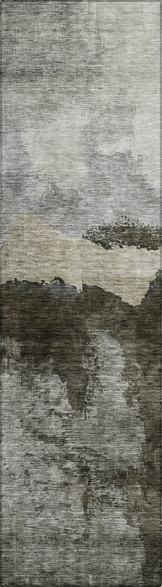Piper Looms Chantille Modern ACN1069 Taupe Machine Washable Area Rug Runner Main Image