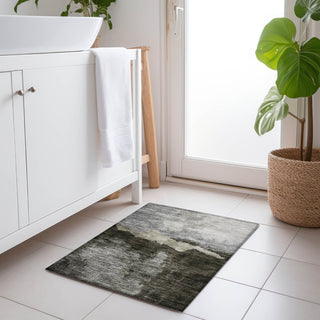 Piper Looms Chantille Modern ACN1069 Taupe Machine Washable Area Rug Scatter Lifestyle Image Feature
